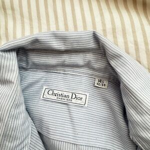 Christian Dior Chemises Blue Striped Shirt